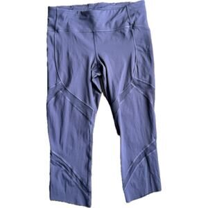 Lululemon On Pace Crop  - Vintage Grape Size 10